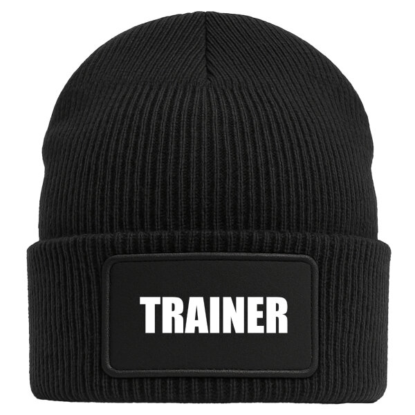 Beanie Trainer Training Black Mütze