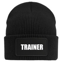 Beanie Trainer Training Black Mütze