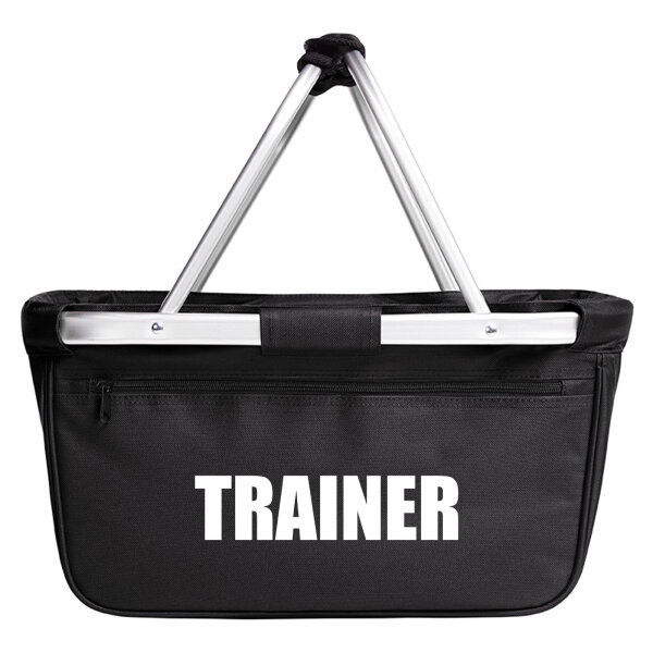 Einkaufskorb faltbar Trainer Training 20 Liter Tragekorb Black