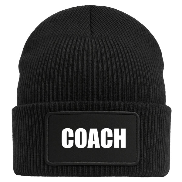 Beanie Coach Training Black Mütze