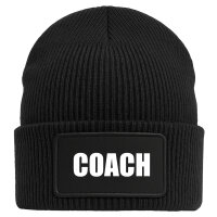Beanie Coach Training Black Mütze