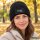 Beanie mit Patch Bora Bora my love Black