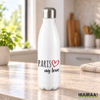 Trinkflasche Paris my love, 500 ml