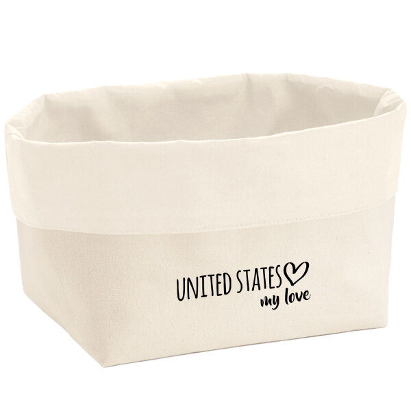 Organizer United States my love Aufbewahrungskorb