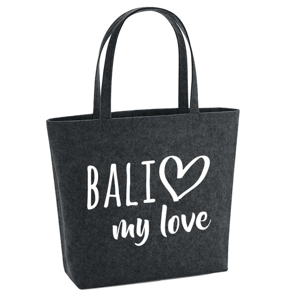 Filzshopper Bali my love 22 Liter Filztasche
