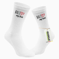Socken Bali my love Größe 37/46 White Motiv...