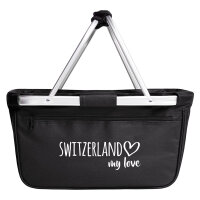 Einkaufskorb faltbar Switzerland my love 20 Liter...