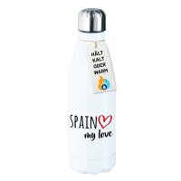 Edelstahl-Trinkflasche Spain my love 500ml Wasserflasche