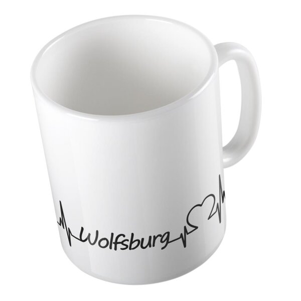 Kaffeetasse Wolfsburg Weiß 330ml