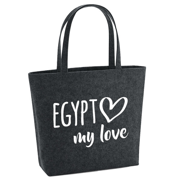 Filzshopper Egypt my love 22 Liter Filztasche