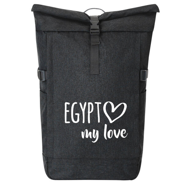 Kurierrucksack Egypt my love 30-44 Liter Black Melange