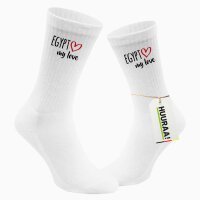 Socken Egypt my love Größe 37/46 White Motiv...