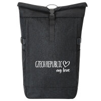 Kurierrucksack Czech Republic my love 30-44 Liter Black...