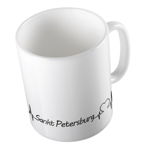 Kaffeetasse Sankt Petersburg Weiß 330ml