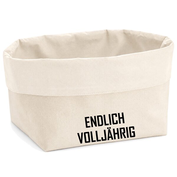 Organizer Endlich Volljährig Schriftzug
