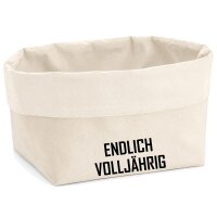 Organizer Endlich Vollj&auml;hrig Schriftzug