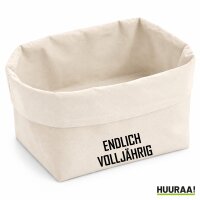 Organizer Endlich Volljährig Schriftzug