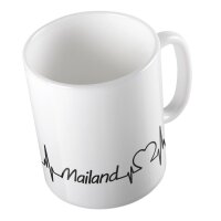 Kaffeetasse Mailand Weiß 330ml