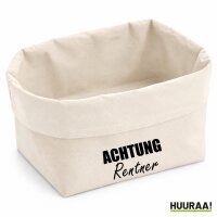 Organizer Achtung Rentner Schriftzug