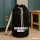 Seesack Sicherheitsdienst Schriftzug 20 Liter Rucksack Black