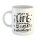 Kaffeetasse What is life but one great Adventure Weiß 330ml