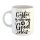 Kaffeetasse Coffee is always a good idea Weiß 330ml