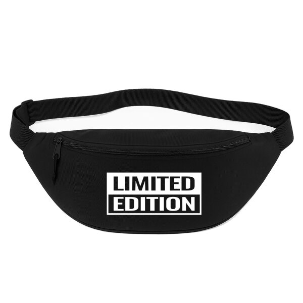 Bauchtasche Limited Edition Schriftzug 2,5 Liter Black Crossbody Bag