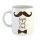 Kaffeetasse Super cool Dad Vater Papa toll Moustache Weiß 330ml