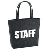 Filzshopper Staff Schriftzug 22 Liter Filztasche