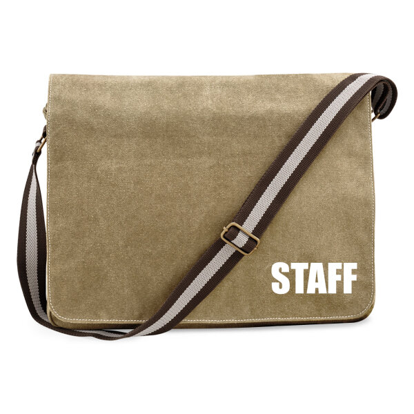 Umhängetasche Staff Schriftzug 14 Liter