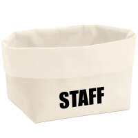 Organizer Staff Schriftzug Aufbewahrungskorb
