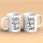 Kaffeetasse Coffee is a hug in a mug Weiß 330ml