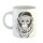 Kaffeetasse Space Ape Affe Astronaut Weltraum Weiß 330ml