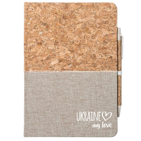 Notizbuch A5 Ukraine my love 80 Blatt inkl. Kugelschreiber