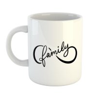 Kaffeetasse Family Unendlichkeit Liebe für immer...