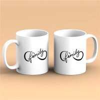 Kaffeetasse Family Unendlichkeit Liebe für immer...