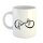 Kaffeetasse Family Unendlichkeit Liebe für immer Weiß 330ml