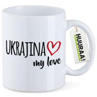 Kaffeetasse Ukrajina my love 330ml
