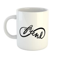 Kaffeetasse Friend Unendlichkeit Freundschaft immer...