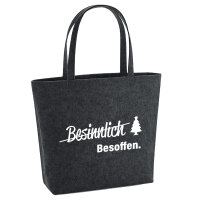 Filzshopper Besinnlich Besoffen Tannenbaum, 22 Liter