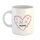 Kaffeetasse I love you mom Herz Weiß 330ml