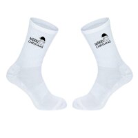 Unisex Socken Merry Christmas Katze Baumwolle