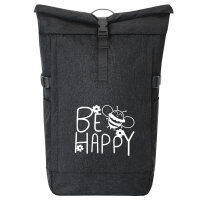 Kurierrucksack Be Happy Biene 30-44 Liter Black Melange