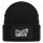Beanie mit Patch Proudly Queer Krone Black