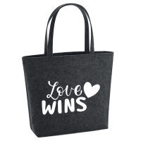 Filzshopper Love wins Herz, 22 Liter