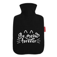 Wärmflasche Be meow forever Katze