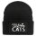 Beanie Keep calm and love Cats Black Mütze