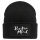 Beanie Positiv Mind Schriftzug Black Mütze