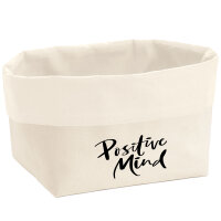 Organizer Positiv Mind Schriftzug Aufbewahrungskorb