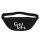 Bauchtasche Good Vibes Schriftzug 2,5 Liter Black Crossbody Bag